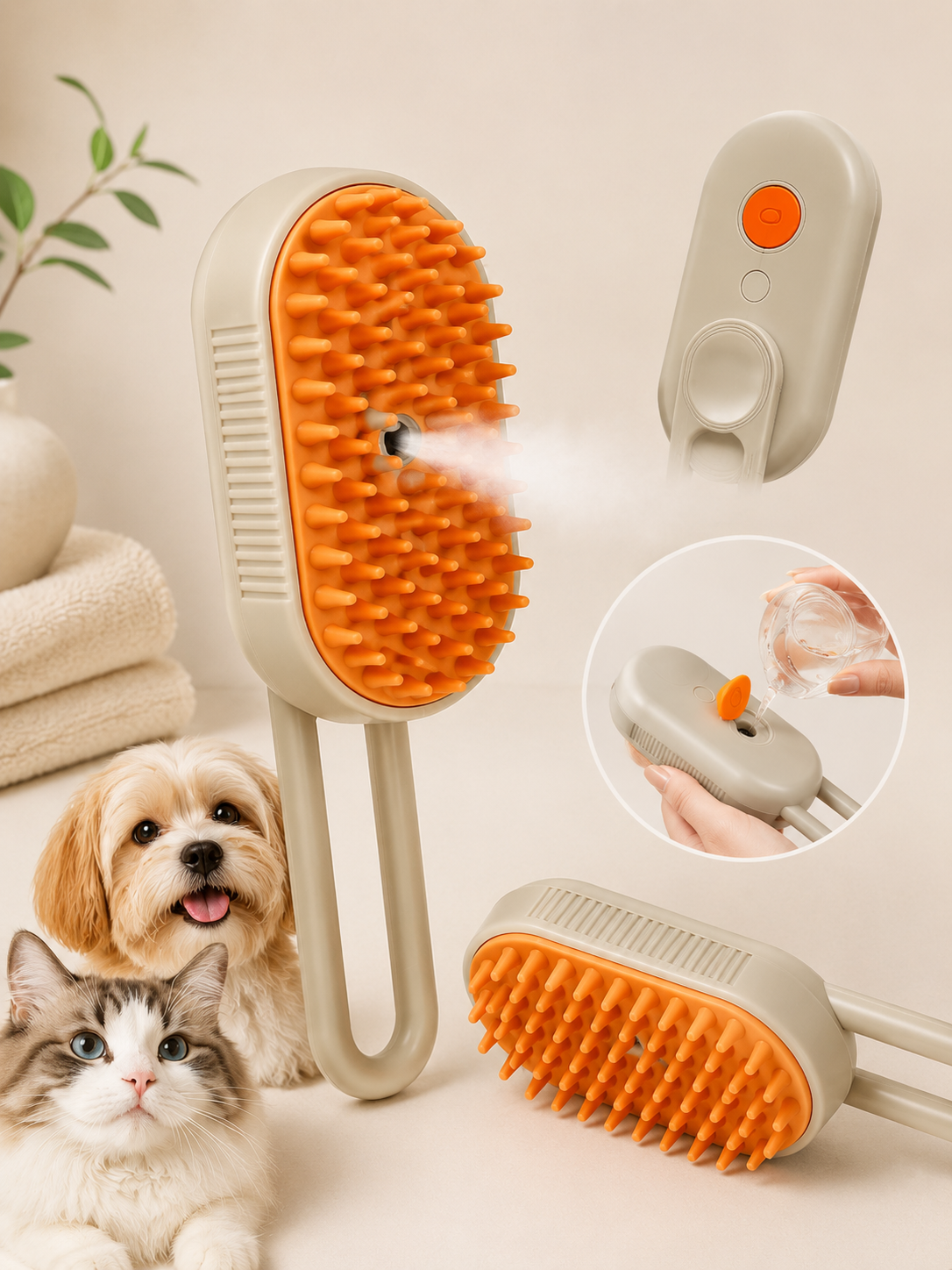 Cepillo Spa para Mascotas