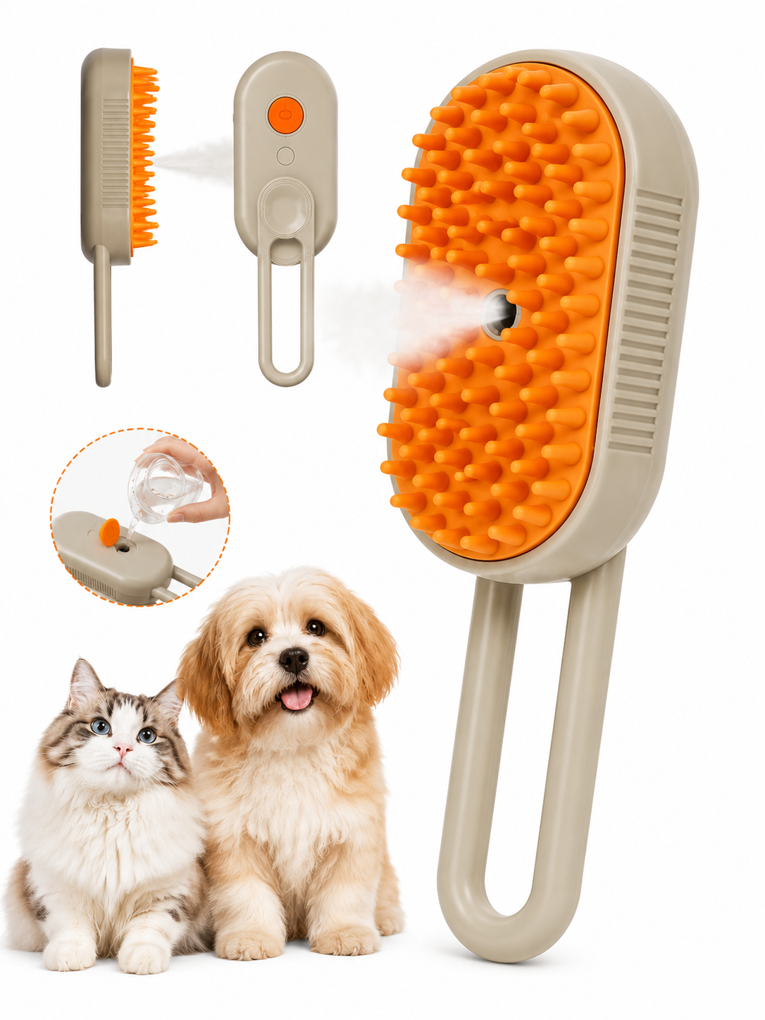 Cepillo Spa para Mascotas